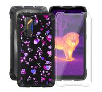 HGJTFANY Coque pour Blackview Rock 3 + 2 x Verre Trempé - XT123
