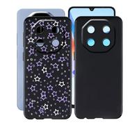HGJTFANY Coque pour Blackview Shark 6 (6.88"), 2 pièces Noir Souple Silicone Ultra Mince Case, Antichoc Anti-Rayures TPU Bumper Housse Etui pour Blackview Shark 6 - Xinghai