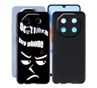 HGJTFANY Coque pour Blackview Shark 6 (6.88"), 2 pièces Noir Souple Silicone Ultra Mince Case, Antichoc Anti-Rayures TPU Bumper Housse Etui pour Blackview Shark 6 - XT120B