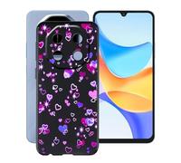 HGJTFANY Coque pour Blackview Shark 6 (6.88"), Noir Souple Silicone Ultra Mince Case, Antichoc Anti-Rayures TPU Bumper Housse Etui pour Blackview Shark 6 - Bulles d'amour