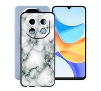 HGJTFANY Coque pour Blackview Shark 6 (6.88"), Noir Souple Silicone Ultra Mince Case, Antichoc Anti-Rayures TPU Bumper Housse Etui pour Blackview Shark 6 - Marbre