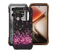 HGJTFANY Coque pour Blackview Xplore X1 (6.78"), Noir Souple Silicone Ultra Mince Case, Antichoc Anti-Rayures TPU Bumper Housse Etui pour Blackview Xplore X1 - Coeur Rouge