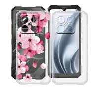 HGJTFANY Coque pour Doogee Blade GT Pro (6.72"), 2 Pack Souple Silicone Antichoc Case, Ultra-Mince Anti-Chute TPU Housse Etui pour Doogee Blade GT Pro - Clear + WM113