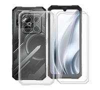 HGJTFANY Coque pour Doogee Blade GT Pro (6.72") + 2 Pack Verre Trempé, Housse Transparente en Silicone Souple avec Protection écran,[Ultra-Mince] [Antichoc] Etui pour Doogee Blade GT Pro - Clear