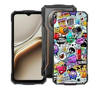 HGJTFANY Coque pour Doogee Fire 7 (6.60"), Noir Souple Silicone Ultra Mince Case, Antichoc Anti-Rayures TPU Bumper Housse Etui pour Doogee Fire 7 - XS40