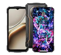 HGJTFANY Coque pour Doogee Fire 7 (6.60"), Noir Souple Silicone Ultra Mince Case, Antichoc Anti-Rayures TPU Bumper Housse Etui pour Doogee Fire 7 - Animé