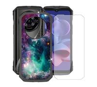 HGJTFANY Coque pour Doogee S118 Pro (6.58") et Protecteur D'écran en Verre Trempé, Étui de Protection en Silicone Noir, Ultra Fine Anti-Rayures Coque pour Doogee S118 Pro - WMA33