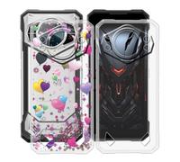 HGJTFANY Coque pour Doogee S200 E Transparente - 2 Pack-YQ29 | Souple Silicone Housse, Ultra-Mince TPU Bumper Cover, Antichoc Etui pour Doogee S200 E (6.72")