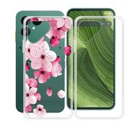 HGJTFANY Coque pour Fairphone 6 (6.31"), 2 Pack Souple Silicone Antichoc Case, Ultra-Mince Anti-Chute TPU Housse Etui pour Fairphone 6 - Clear + WM113