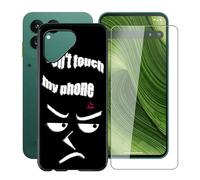 HGJTFANY Coque pour Fairphone Gen 6 (6.31") et Protecteur D'écran en Verre Trempé, Étui de Protection en Silicone Noir, Ultra Fine Anti-Rayures Coque pour Fairphone Gen 6 - XT120B