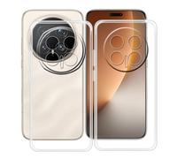 HGJTFANY Coque pour Honor Magic 8 Pro (6.71"), 2 Pack Souple Silicone Antichoc Case, Ultra-Mince Anti-Chute TPU Housse Etui pour Honor Magic 8 Pro - Clear