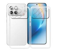 HGJTFANY Coque pour Honor Win (6.83"), 2 Pack Souple Silicone Antichoc Case, Ultra-Mince Anti-Chute TPU Housse Etui pour Honor Win - Clear