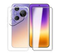 HGJTFANY Coque pour Huawei Pura 90s Pro Max avec 3 x Verre Trempé, 6.9" - Clear