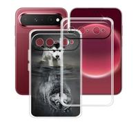 HGJTFANY Coque pour Huawei Pura X View Transparente - 2 Pack-WMA27 | Souple Silicone Housse, Ultra-Mince TPU Bumper Cover, Antichoc Etui pour Huawei Pura X View (6.39")