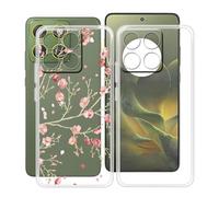 HGJTFANY Coque pour Motorola Edge 70 (6.70"), 2 Pack Souple Silicone Antichoc Case, Ultra-Mince Anti-Chute TPU Housse Etui pour Motorola Edge 70 - Clear + WM84