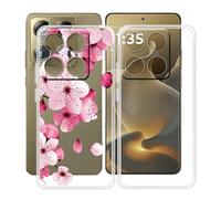 HGJTFANY Coque pour Motorola Signature (6.80"), 2 Pack Souple Silicone Antichoc Case, Ultra-Mince Anti-Chute TPU Housse Etui pour Motorola Signature - Clear + WM113