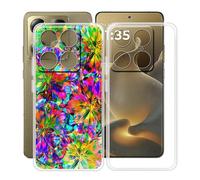 HGJTFANY Coque pour Motorola Signature (6.80"), 2 Pack Souple Silicone Antichoc Case, Ultra-Mince Anti-Chute TPU Housse Etui pour Motorola Signature - Clear + XT117