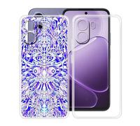 HGJTFANY Coque pour Oppo A6k (6.75"), 2 Pack Souple Silicone Antichoc Case, Ultra-Mince Anti-Chute TPU Housse Etui pour Oppo A6k - Clear + XT118