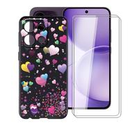 HGJTFANY Coque pour Oppo Reno16 FS + 2 x Verre Trempé - YQ29