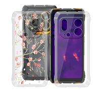 HGJTFANY Coque pour Oscal Pilot 6 (6.78"), 2 Pack Souple Silicone Antichoc Case, Ultra-Mince Anti-Chute TPU Housse Etui pour Oscal Pilot 6 - Clear + WM84