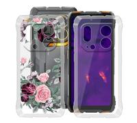 HGJTFANY Coque pour Oscal Pilot 6 (6.78"), 2 Pack Souple Silicone Antichoc Case, Ultra-Mince Anti-Chute TPU Housse Etui pour Oscal Pilot 6 - Clear + YQ12