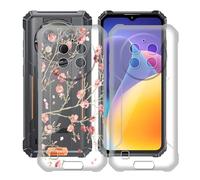 HGJTFANY Coque pour Oukitel G1 S (6.52"), 2 Pack Souple Silicone Antichoc Case, Ultra-Mince Anti-Chute TPU Housse Etui pour Oukitel G1 S - Clear + WM84