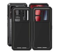 HGJTFANY Coque pour Oukitel WP300 5G (6.80"), 2 pièces Noir Souple Silicone Ultra Mince Case, Antichoc Anti-Rayures TPU Bumper Housse Etui pour Oukitel WP300 5G - Noir