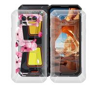 HGJTFANY Coque pour Oukitel WP58 Pro (6.67"), 2 Pack Souple Silicone Antichoc Case, Ultra-Mince Anti-Chute TPU Housse Etui pour Oukitel WP58 Pro - Clear + WM113