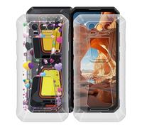 HGJTFANY Coque pour Oukitel WP58 Pro (6.67"), 2 Pack Souple Silicone Antichoc Case, Ultra-Mince Anti-Chute TPU Housse Etui pour Oukitel WP58 Pro - Clear + YQ29