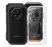 HGJTFANY Coque pour Ulefone Armor X32 Pro (5.65 "), Ultra-Fine TPU Bumper Cover Case Souple Silicone Antichoc Etui pour Ulefone Armor X32 Pro - Transparent + Noir étui de Protection