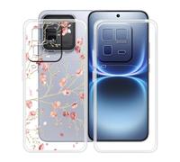 HGJTFANY Coque pour Vivo iQOO 15 Ultra (6.85"), 2 Pack Souple Silicone Antichoc Case, Ultra-Mince Anti-Chute TPU Housse Etui pour Vivo iQOO 15 Ultra - Clear + WM84