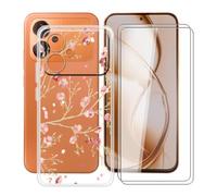 HGJTFANY Coque pour Xiaomi Poco M8 Power + 2 x Verre Trempé, 7.0" - WM84