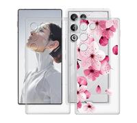 HGJTFANY Coque pour ZTE Nubia RedMagic 11 Air (6.85"), 2 Pack Souple Silicone Antichoc Case, Ultra-Mince Anti-Chute TPU Housse Etui pour ZTE Nubia RedMagic 11 Air - Clear + WM113