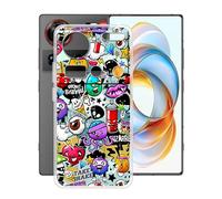 HGJTFANY Coque pour ZTE Nubia Z70 Ultra (6.85"), Transparent Souple Silicone Case Cover, [Ultra-Mince] [Antichoc] TPU Bumper Housse Etui pour ZTE Nubia Z70 Ultra - XS40