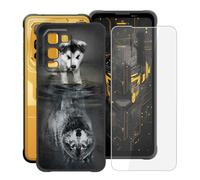 HGJTFANY HD Verre Trempé pour Blackview Fort 5 avec Coque - WMA27