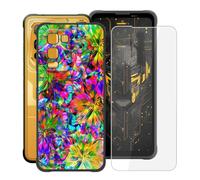 HGJTFANY HD Verre Trempé pour Blackview Fort 5 avec Coque - XT117
