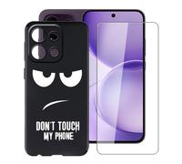 HGJTFANY HD Verre Trempé pour Oppo Reno16 FS avec Coque - DUO5