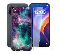 HGJTFANY HD Verre Trempé pour TCL K70 5G avec Coque - WMA33