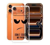 HGJTFANY pour Apple iPhone 17 Pro Max Coque (6.9"), Coque Silicone Souple Transparente Ultra-Mince [Antichoc] TPU Bumper Housse Etui pour Apple iPhone 17 Pro Max - DUO5