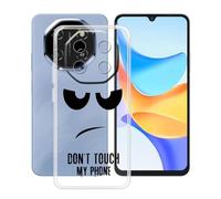 HGJTFANY pour Blackview Shark 6 Coque (6.88"), Coque Silicone Souple Transparente Ultra-Mince [Antichoc] TPU Bumper Housse Etui pour Blackview Shark 6 - DUO5