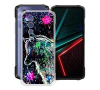 HGJTFANY pour Doogee Blade 20 Coque (6.60"), Coque Silicone Souple Transparente Ultra-Mince [Antichoc] TPU Bumper Housse Etui pour Doogee Blade 20 - Bête de Graffiti