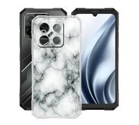 HGJTFANY pour Doogee Blade GT Pro Coque (6.72"), Coque Silicone Souple Transparente Ultra-Mince [Antichoc] TPU Bumper Housse Etui pour Doogee Blade GT Pro - Marbre