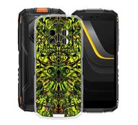 HGJTFANY pour Doogee Fire 3 Coque (5.50"), Coque Silicone Souple Transparente Ultra-Mince [Antichoc] TPU Bumper Housse Etui pour Doogee Fire 3 - Goblin Vert