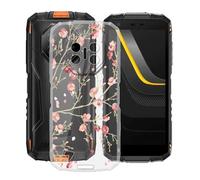 HGJTFANY pour Doogee Fire 3 Pro Coque (5.50"), Coque Silicone Souple Transparente Ultra-Mince [Antichoc] TPU Bumper Housse Etui pour Doogee Fire 3 Pro - Camélia