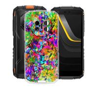 HGJTFANY pour Doogee Fire 3 Pro Coque (5.50"), Coque Silicone Souple Transparente Ultra-Mince [Antichoc] TPU Bumper Housse Etui pour Doogee Fire 3 Pro - Coloré