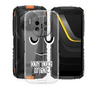 HGJTFANY pour Doogee Fire 3 Pro Coque (5.50"), Coque Silicone Souple Transparente Ultra-Mince [Antichoc] TPU Bumper Housse Etui pour Doogee Fire 3 Pro - DUO6