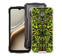 HGJTFANY pour Doogee Fire 5 Pro Coque (6.60"), Coque Silicone Souple Transparente Ultra-Mince [Antichoc] TPU Bumper Housse Etui pour Doogee Fire 5 Pro - Goblin Vert