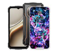 HGJTFANY pour Doogee Fire 5 Pro Coque (6.60"), Coque Silicone Souple Transparente Ultra-Mince [Antichoc] TPU Bumper Housse Etui pour Doogee Fire 5 Pro - Vif