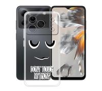 HGJTFANY pour Doogee Note 56 Pro Coque (6.56"), Coque Silicone Souple Transparente Ultra-Mince [Antichoc] TPU Bumper Housse Etui pour Doogee Note 56 Pro - DUO6