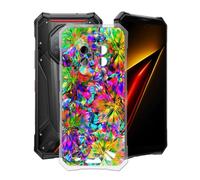 HGJTFANY pour Doogee S300 Pro 5G Coque (6.78"), Coque Silicone Souple Transparente Ultra-Mince [Antichoc] TPU Bumper Housse Etui pour Doogee S300 Pro 5G - Coloré